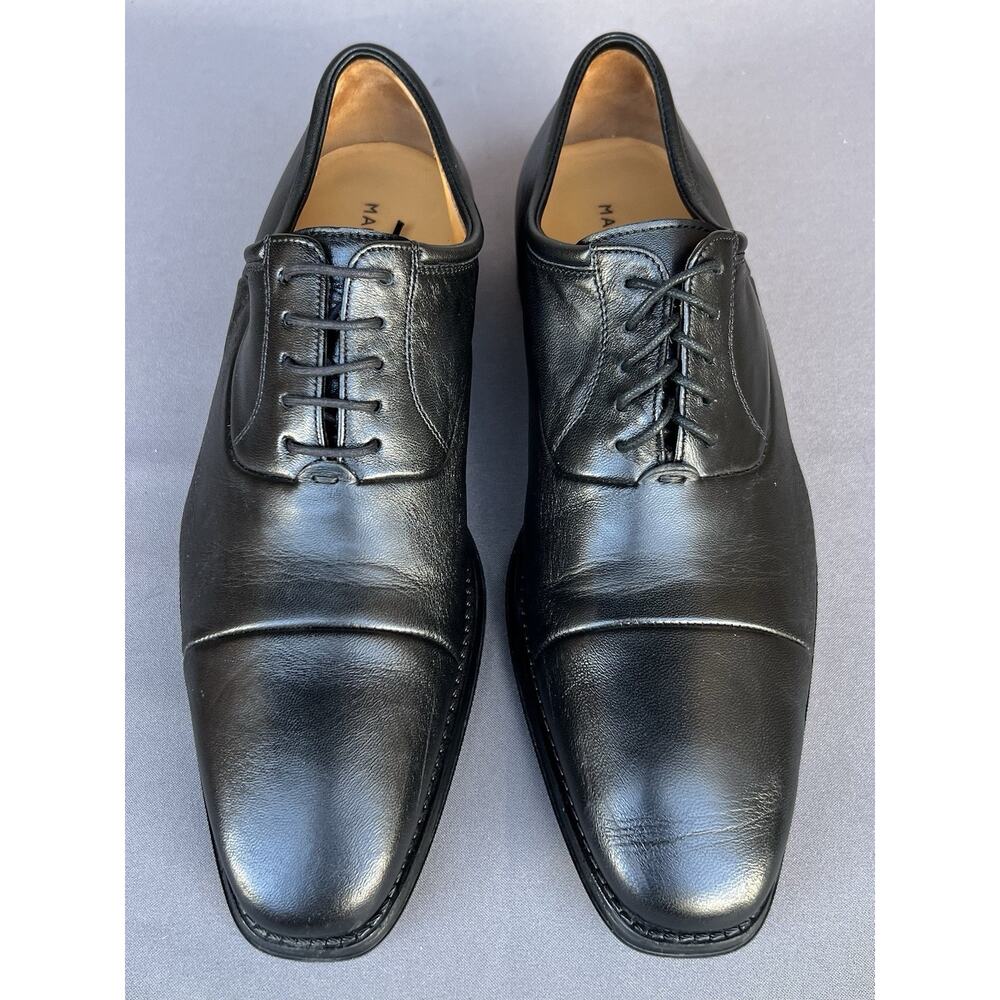 MAGNANNI Federico Oxford Leather Shoes Black Men’s Size 10 US